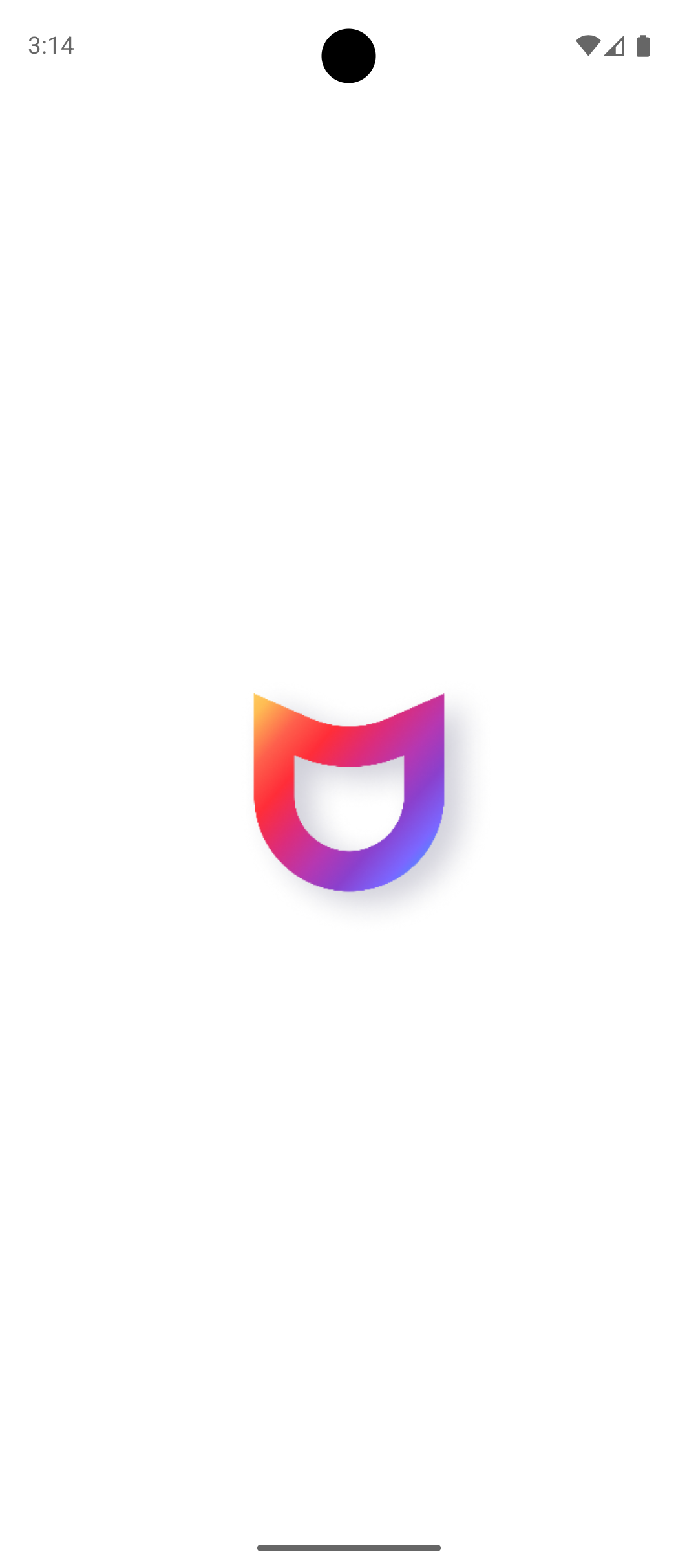 Splash screen